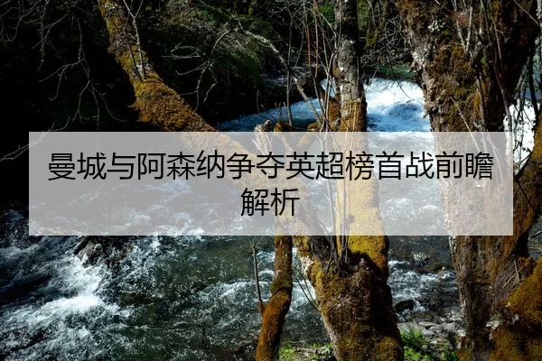 曼城与阿森纳争夺英超榜首战前瞻解析 - HuaTiHui